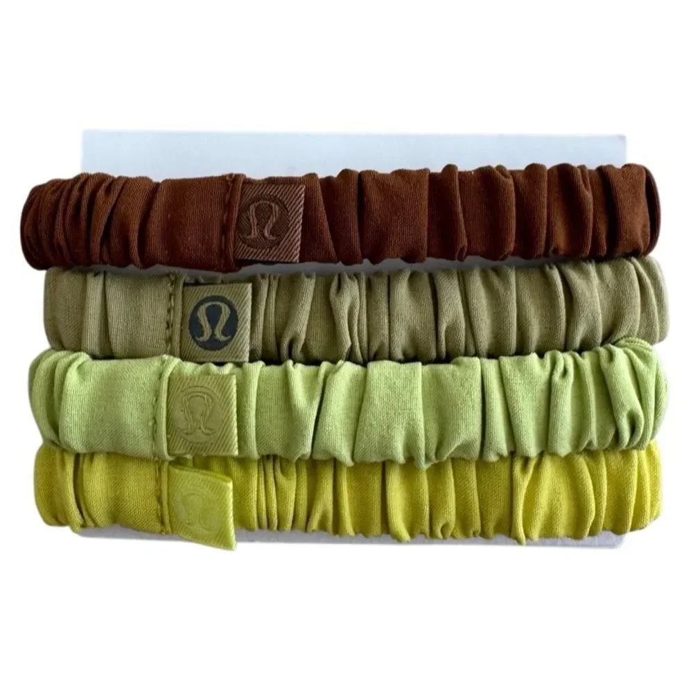 Lululemon Skinny Scrunchie 4 Pack NWOT